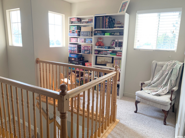 upstairs reading nook