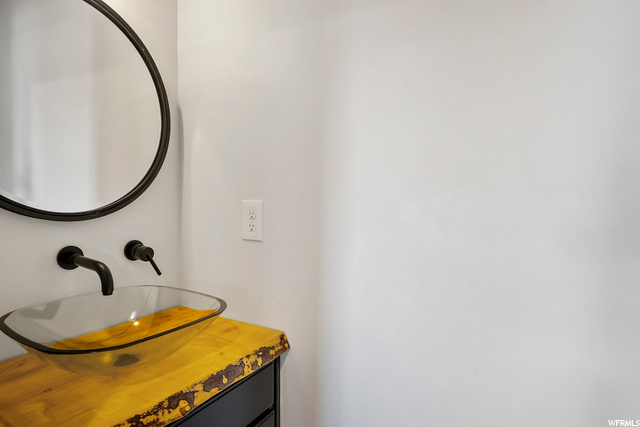 Main level half bath