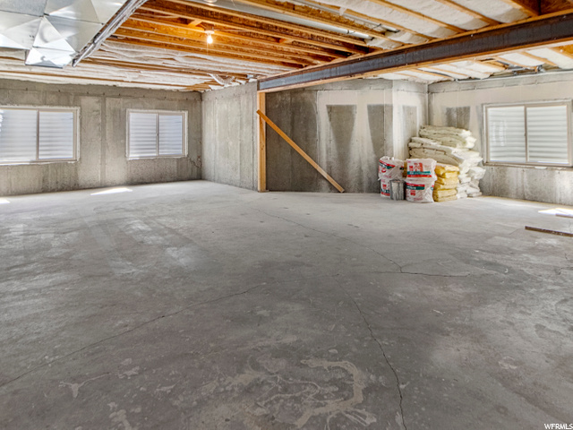 Unfinished Portion of Basement