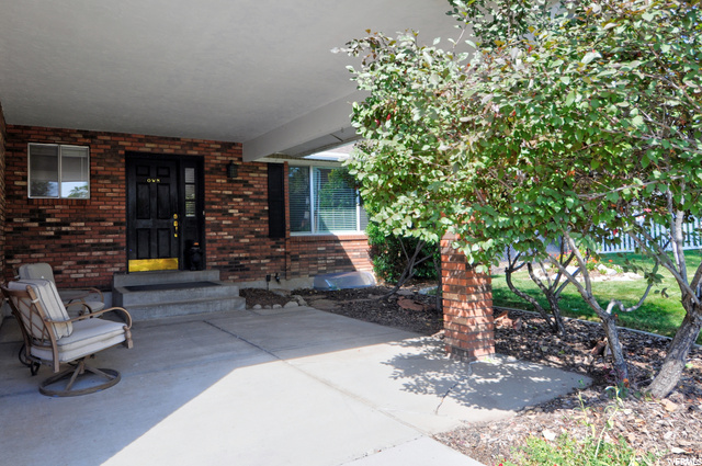 Covered front porch