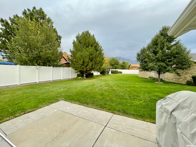Opens onto large grassy area
