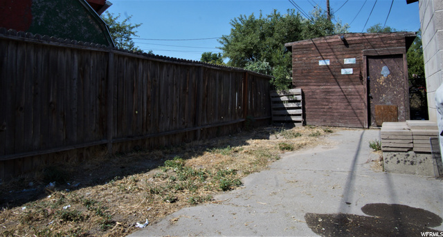 Back Patio and Shed