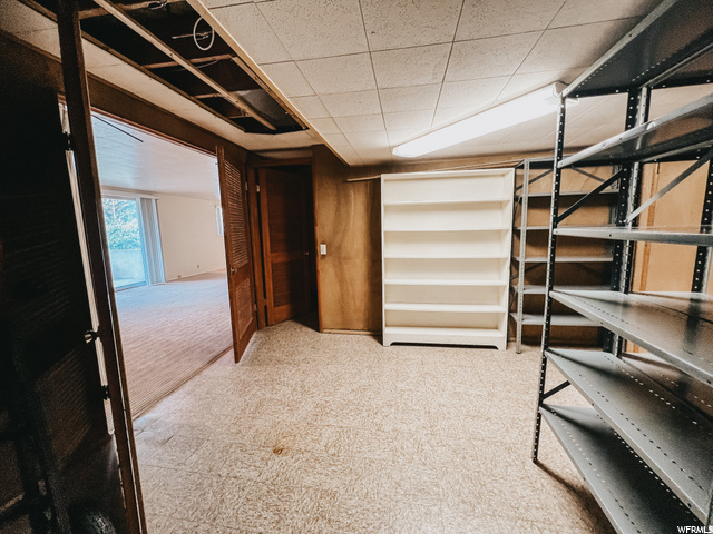 basement storage/office
