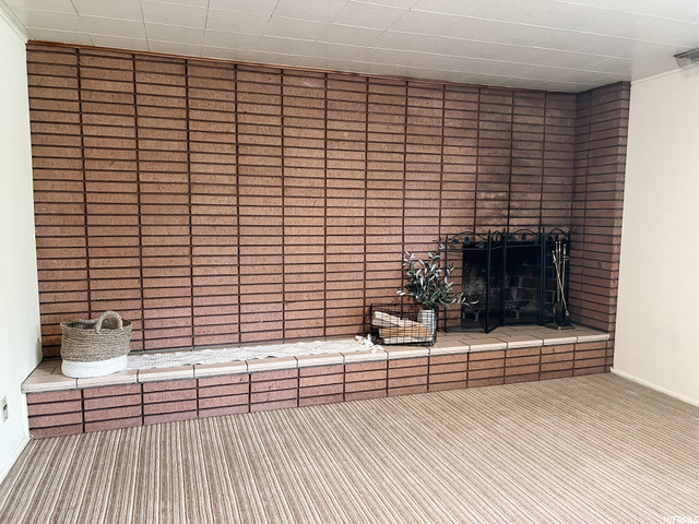 basement fireplace