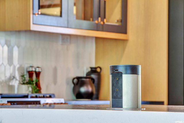 Retractable Power Outlets on Kitchen Island