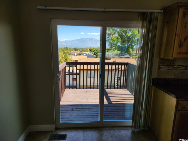 View from deck