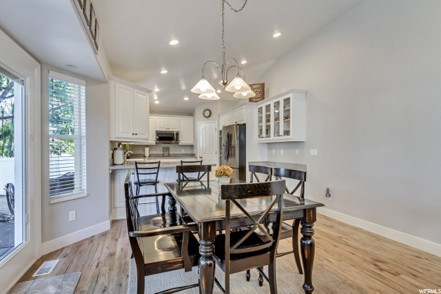 Dining Area with Bay Window