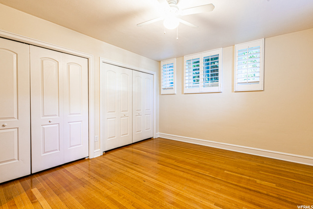 Large bedroom w/double closets