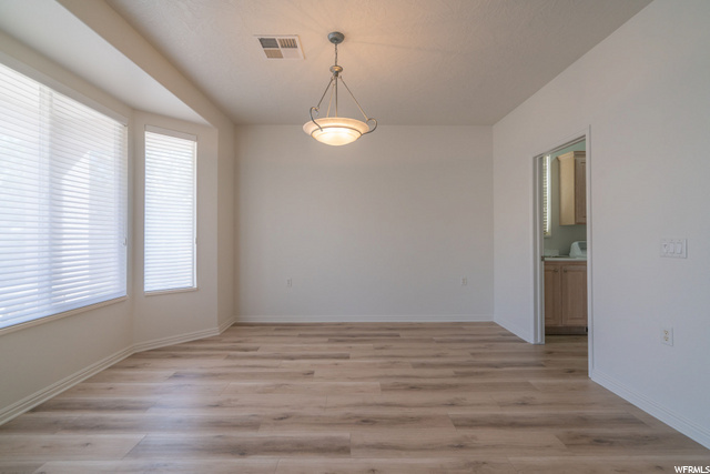 Dining Area & Door to Laundry