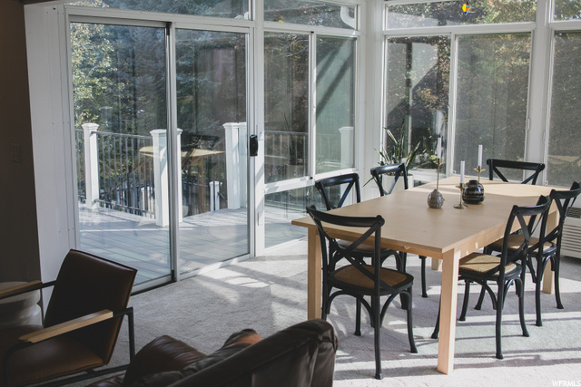 Sunroom with so much glass/natural light
