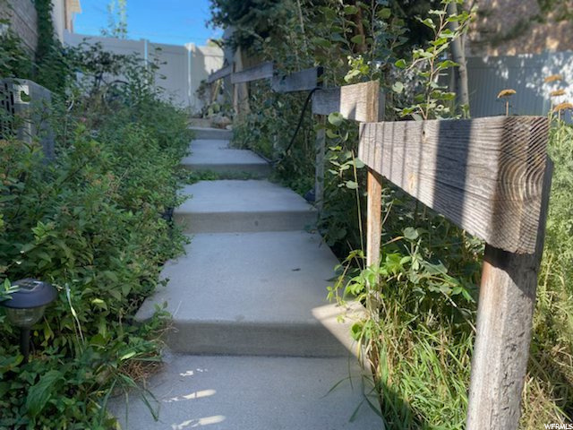 path to basement apartment walkout