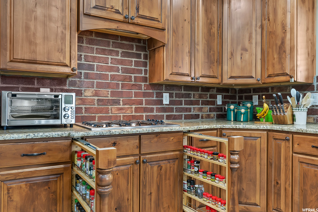 Hidden spice racks
