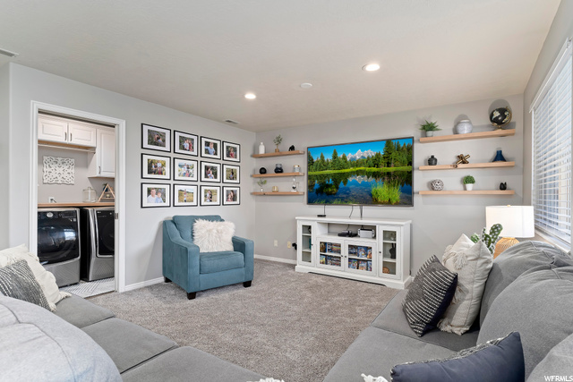 Family Room (laundry & 1/2 bath view)