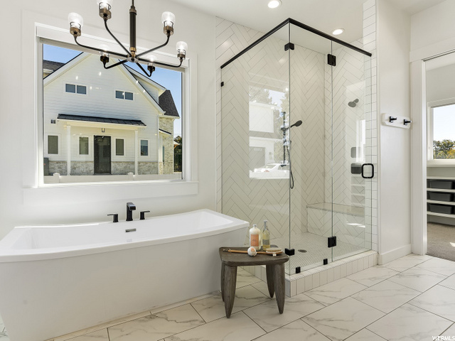 Master shower/tub