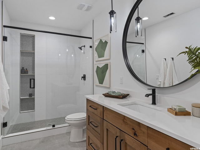 Basement bathroom