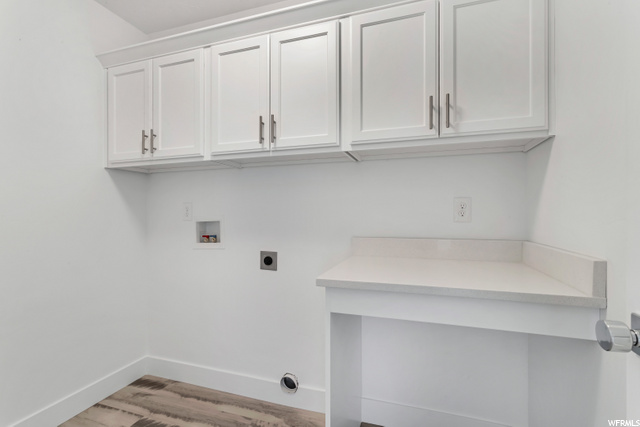 washroom featuring wood-type flooring