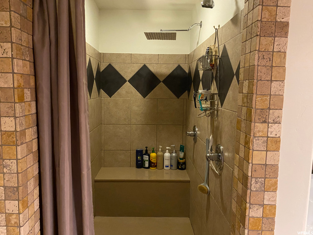 master shower w/ 2 heads