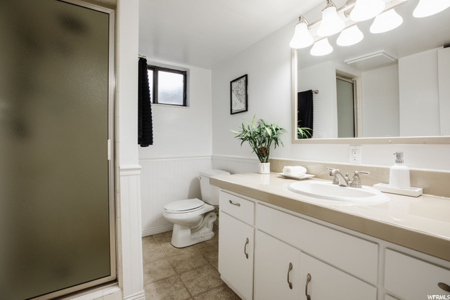 Basement bathroom