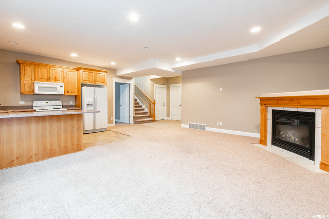 Basement Great Room & Full Kitchen