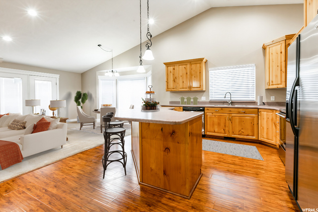 Virtually Staged - Kitchen & Great Room