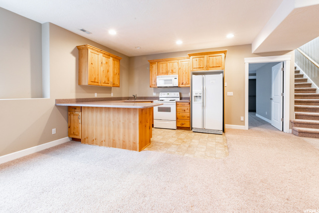 Basement Great Room & Full Kitchen