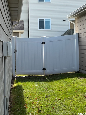 Gate to back yard