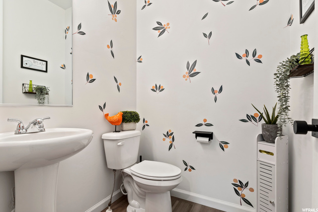 Half Bath on Main Floor