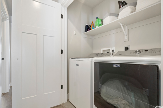 Washer/Dryer Closet Upstaris