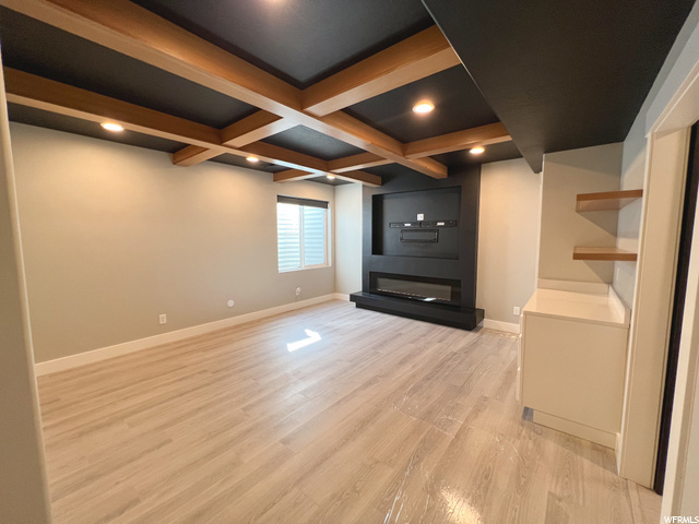 Fully Finished Basement Living Room