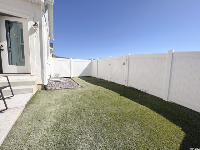 Backyard with Turf