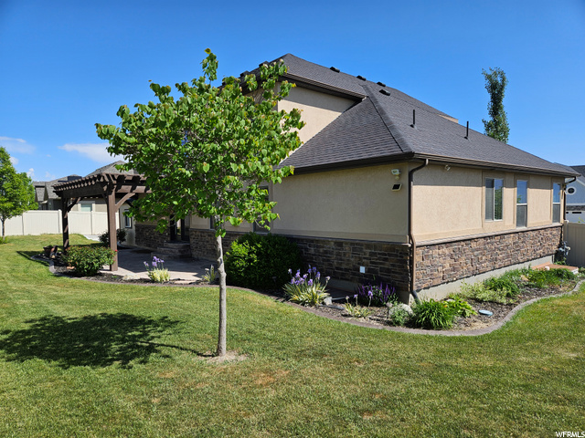 South West View of the Backyard