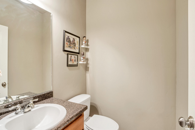Main floor half bath
