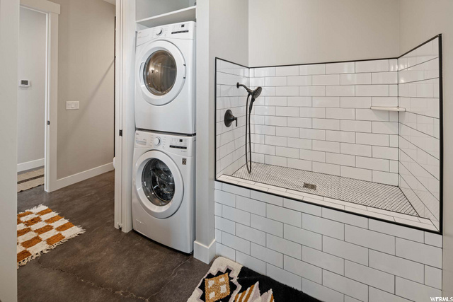 Downstairs bathroom/laundry/dog wash