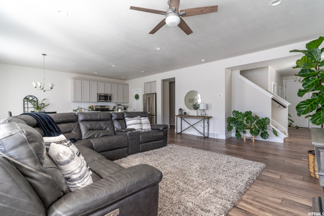 Roomy living room