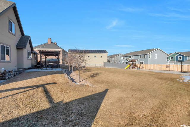 Large back yard
