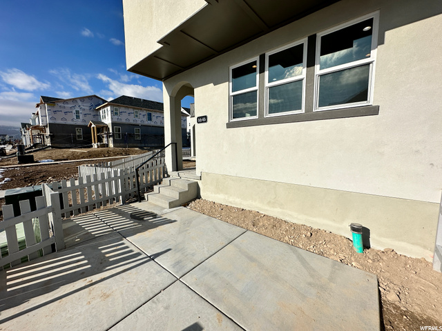 Fenced in Front Patio
