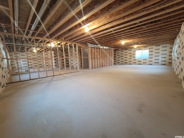 Unfinished Basement Family Room