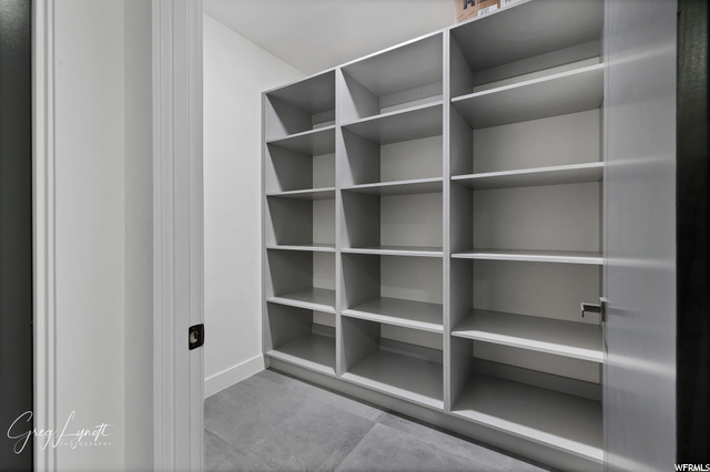 Downstairs storage room