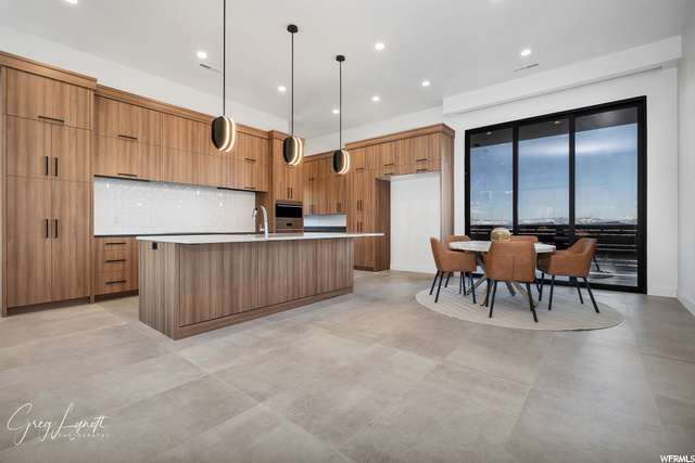 Kitchen and dining nook