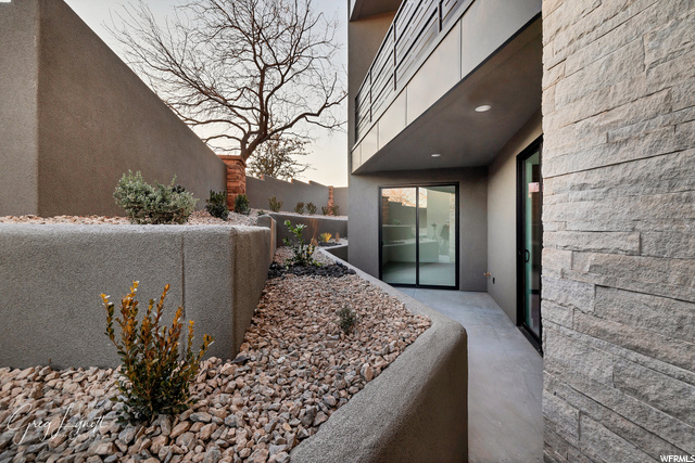 Back Landscaping and balconies/patios