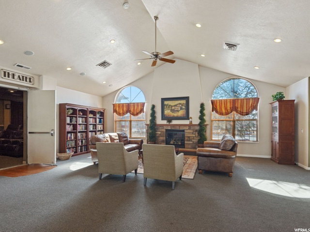 Clubhouse Fireplace
