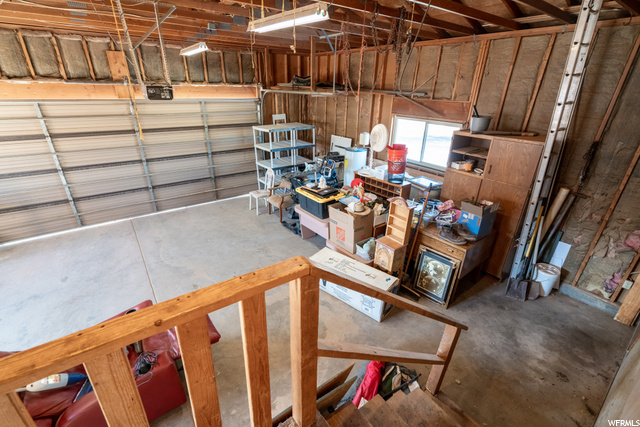 Large garage off the main house