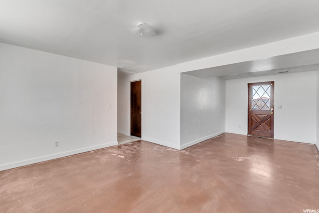 downstairs family room