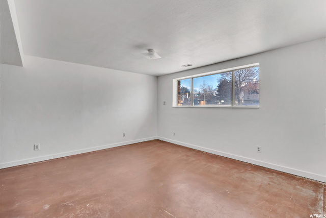 downstairs family room