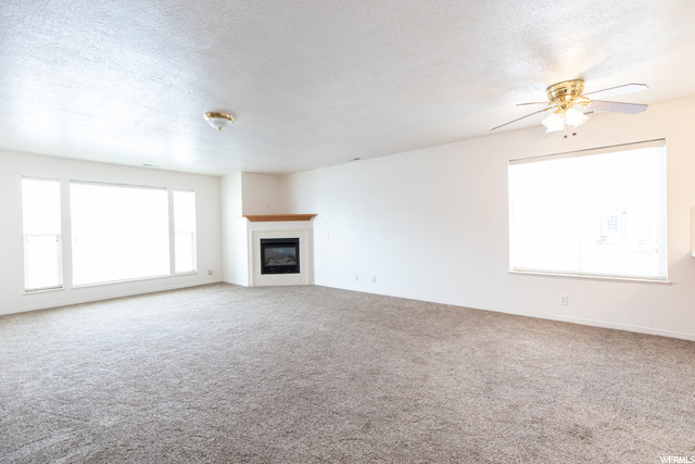 Dining area and living room