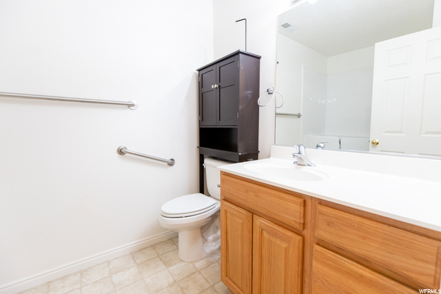 Hallway bathroom