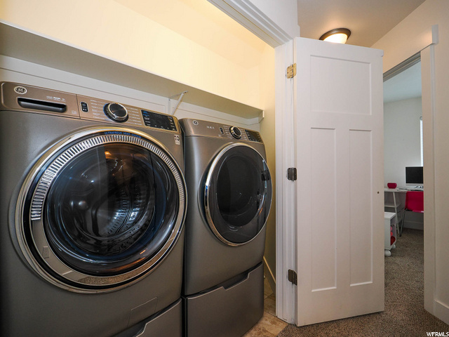 Large laundry area
