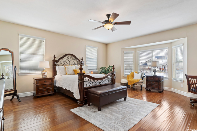 Spacious Master suite on main floor.