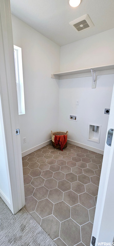 Upstairs Laundry room