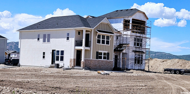 Photo prior to landscaping